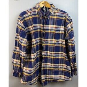 Wrangler Twenty X 20X 2XL Long Sleeve Button Up Shirt Plaid MJ4612M